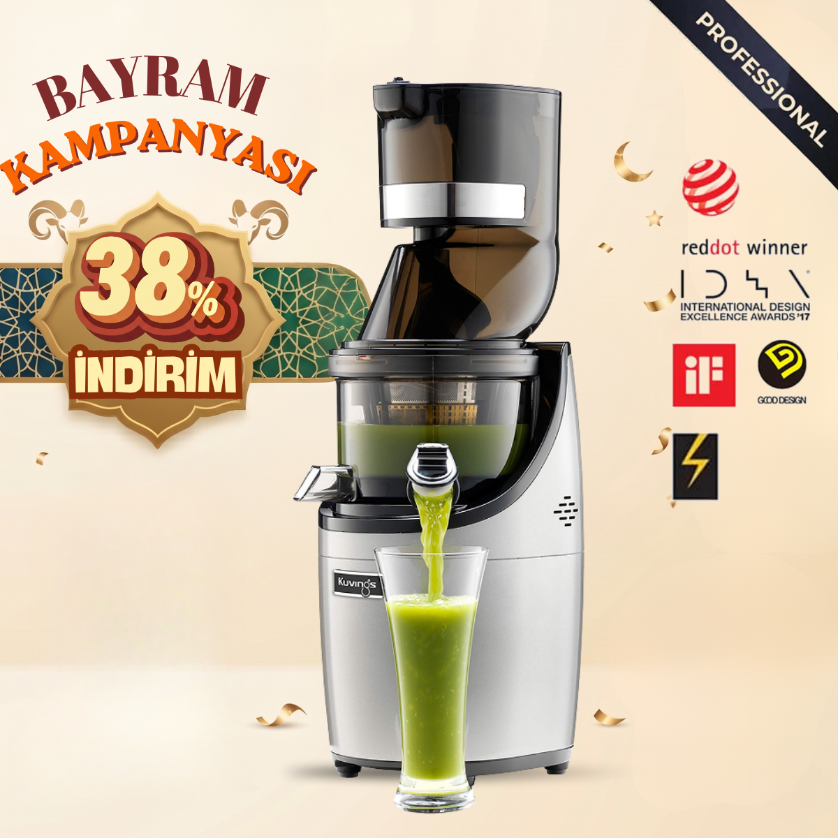 CS5220 CS520 Pro Juicer - Görsel 1