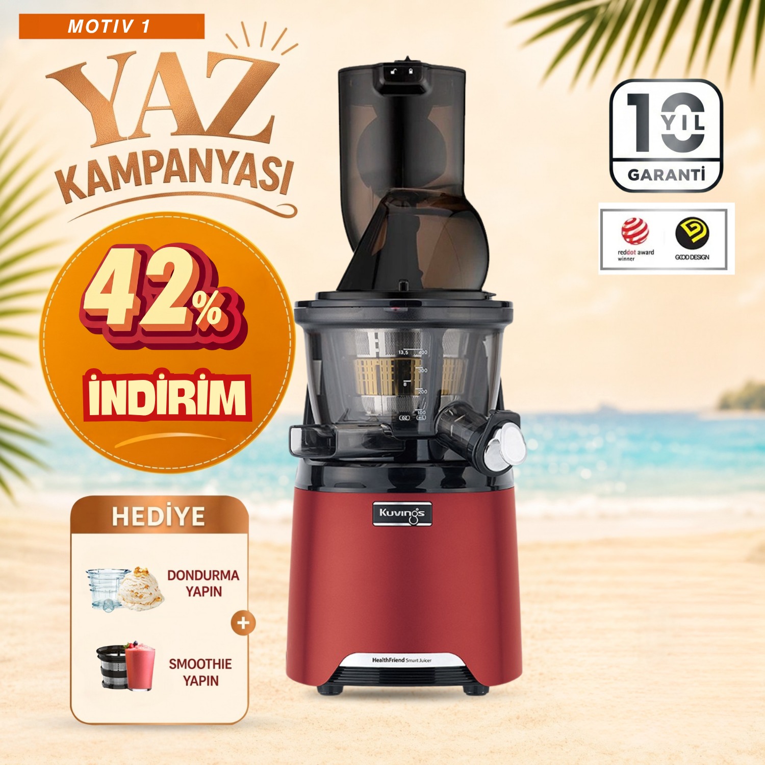 kuvingsproduct (13) MOTIV1 Smart Juicer - Görsel 1