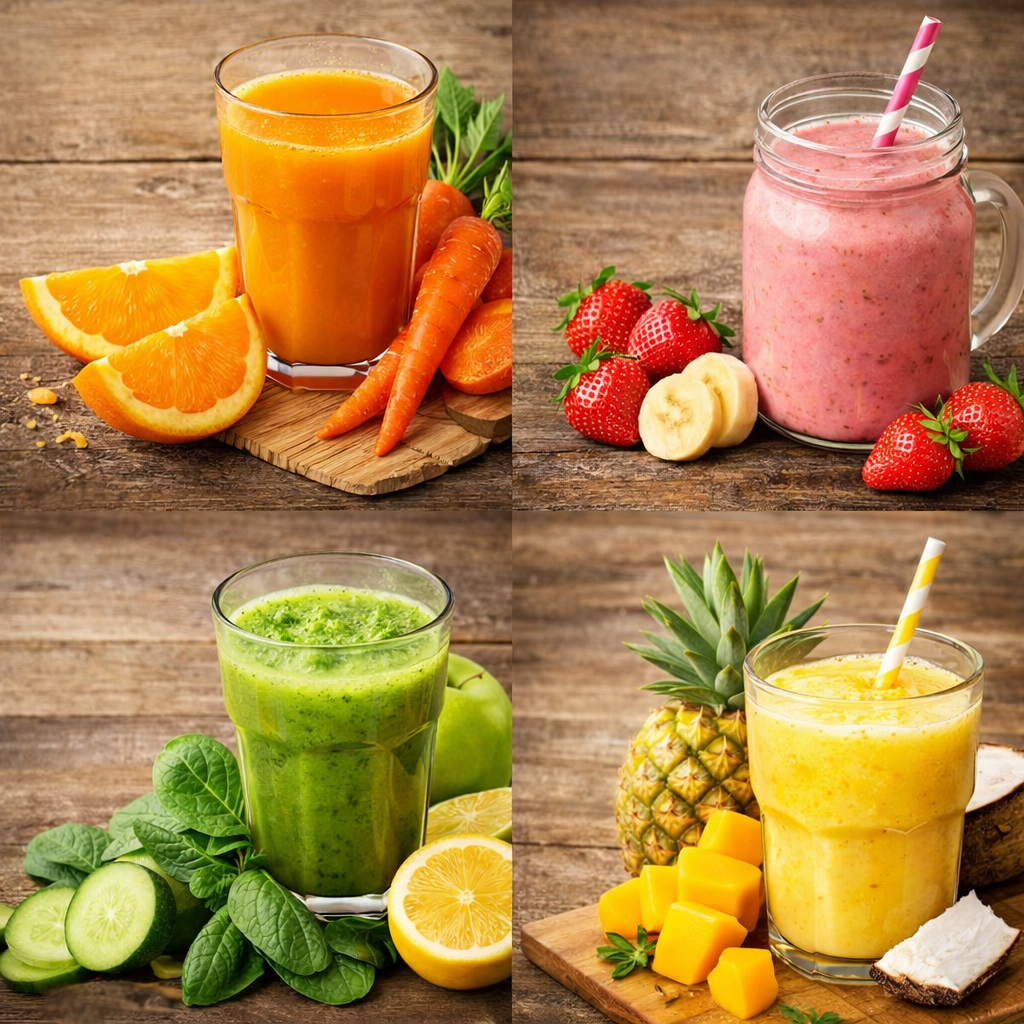 Şeker İlavesiz Meyve Suyu Tarifleri